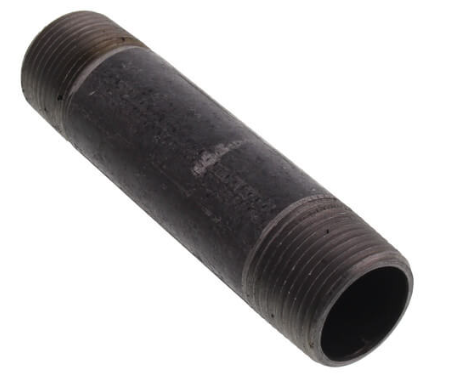 3/4" x 4" Schedule 40 Black Nipple