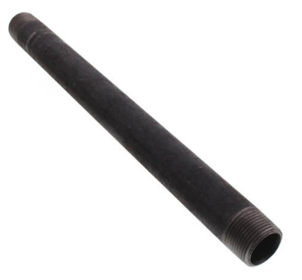 3/4" x 12" Schedule 40 Black Nipple