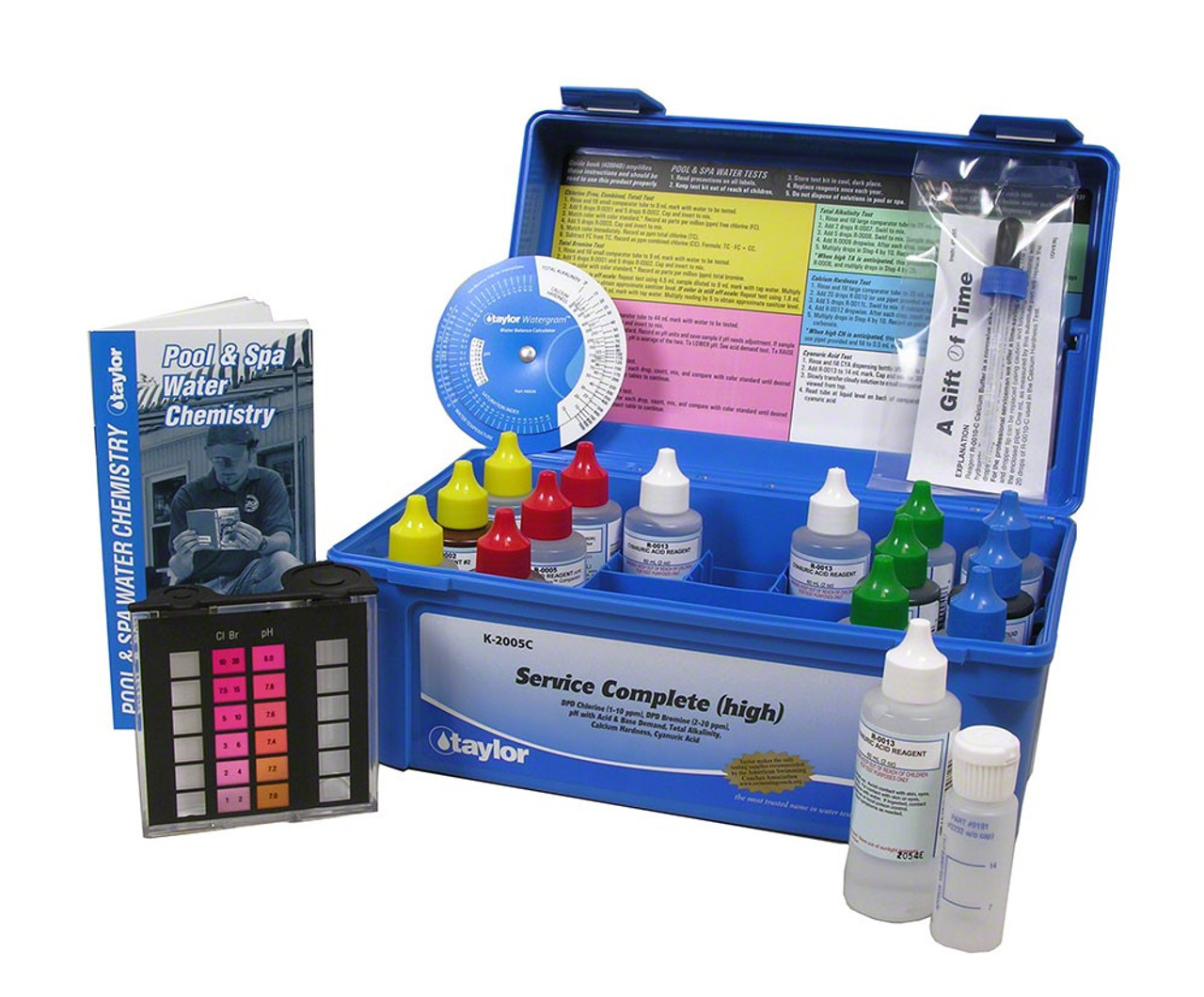 K-2005 Taylor Complete DPD High Professional Test Kit with 2oz Reagents