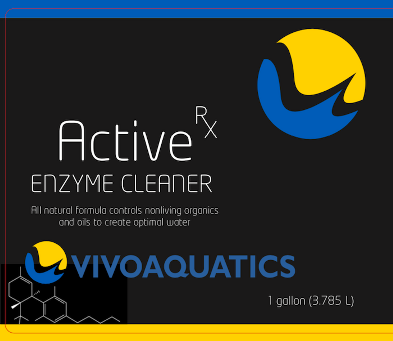 VivoAquatics Active rX Enzyme Water Cleaner 275 Gallon Tote