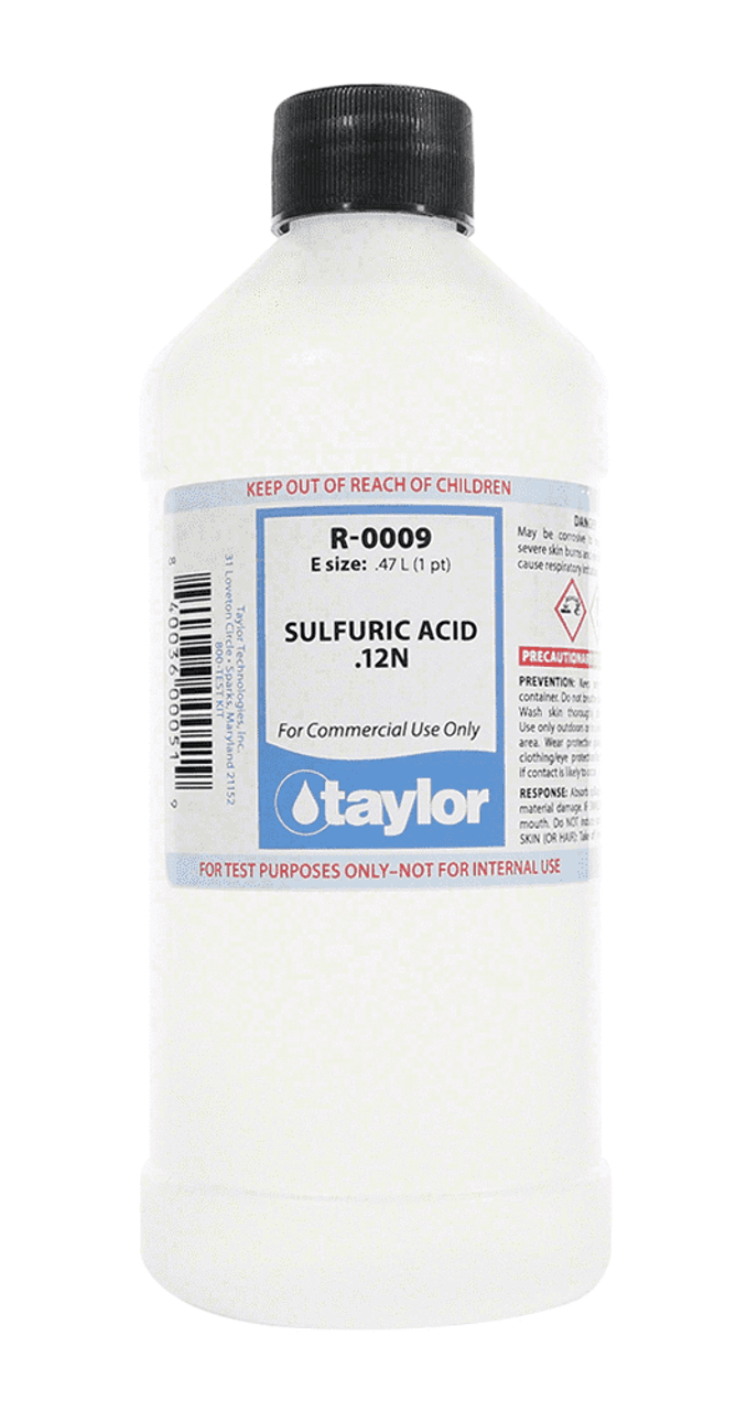 Taylor Sulfuric Acid Reagent #9 16oz