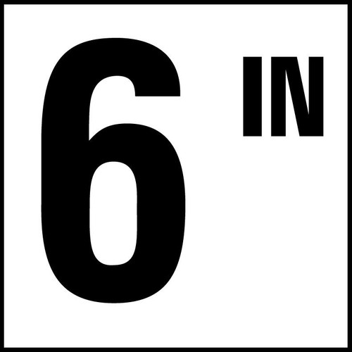 Depth Marker 6IN Non-Skid