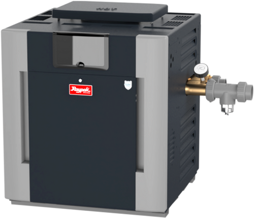 Raypak B-R207A-En-C #26 Asme Low Nox Digital W/ Bronze Headers, Copper Tubing, Elec. Ignition, Natural Gas, Asme