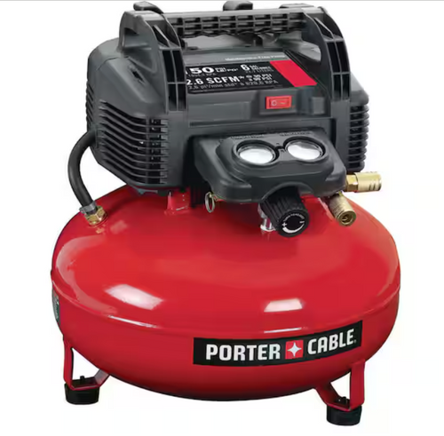 6 Gal. 150 PSI Portable Electric Pancake Air Compressor