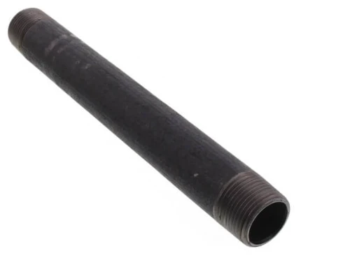 3/4" x 8" Schedule 40 Black Nipple