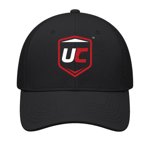 UC - Trucker (Richardson 112) in Black with embroidered UC shield