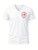 Uncommon Concealed V-Neck Tee in White with UC shield and Nehemiah 4:14