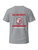 Uncommon Concealed V-Neck Tee in Grey Frost - "REAL MEN PROTECT." back print with UC shield and Uncommon Concealed Co