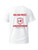 Uncommon Concealed V-Neck Tee in White - "REAL MEN PROTECT." back print with UC shield and Uncommon Concealed Co
