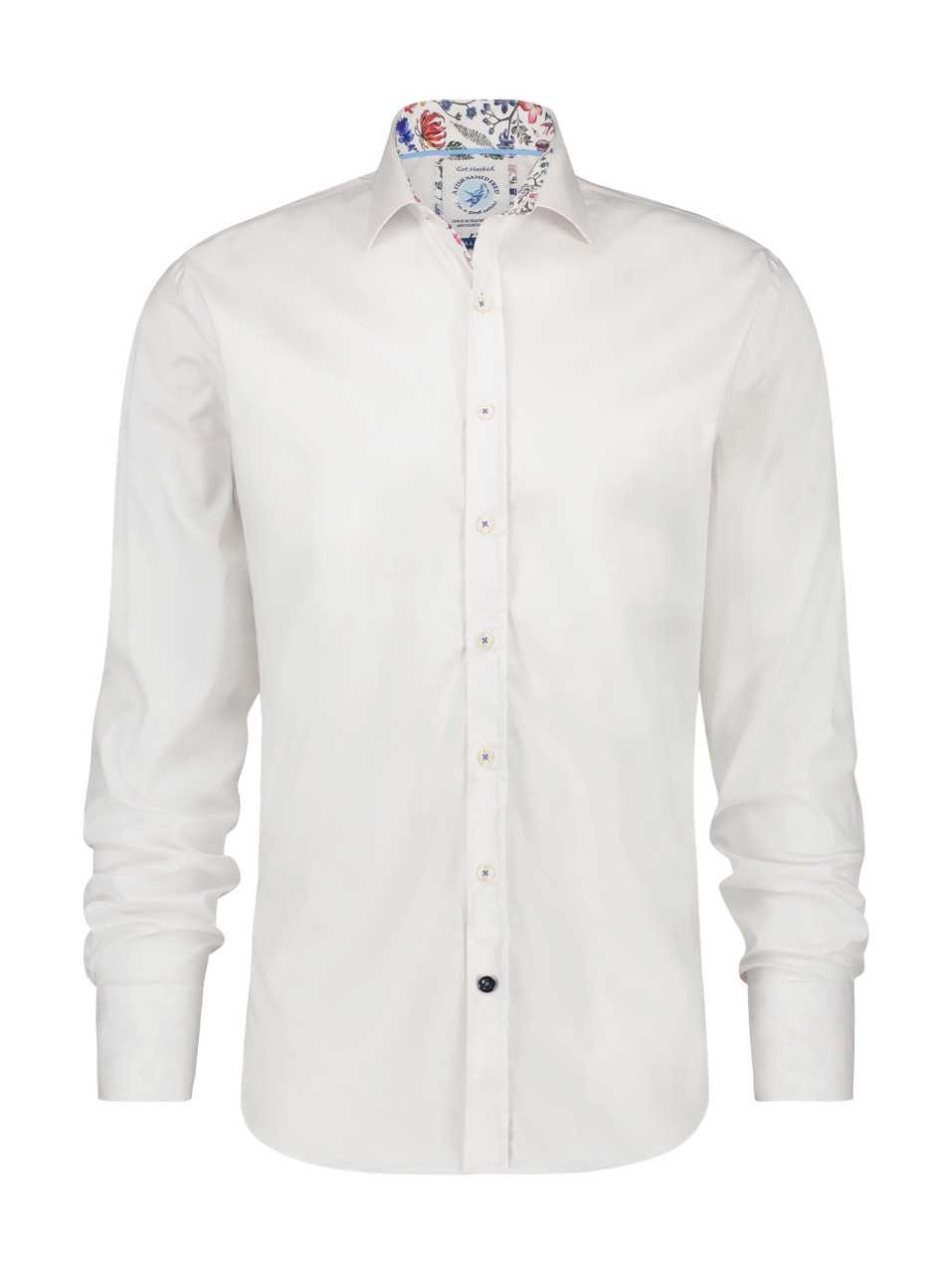 Shirt powerstretch white timeless - A fish named Fred