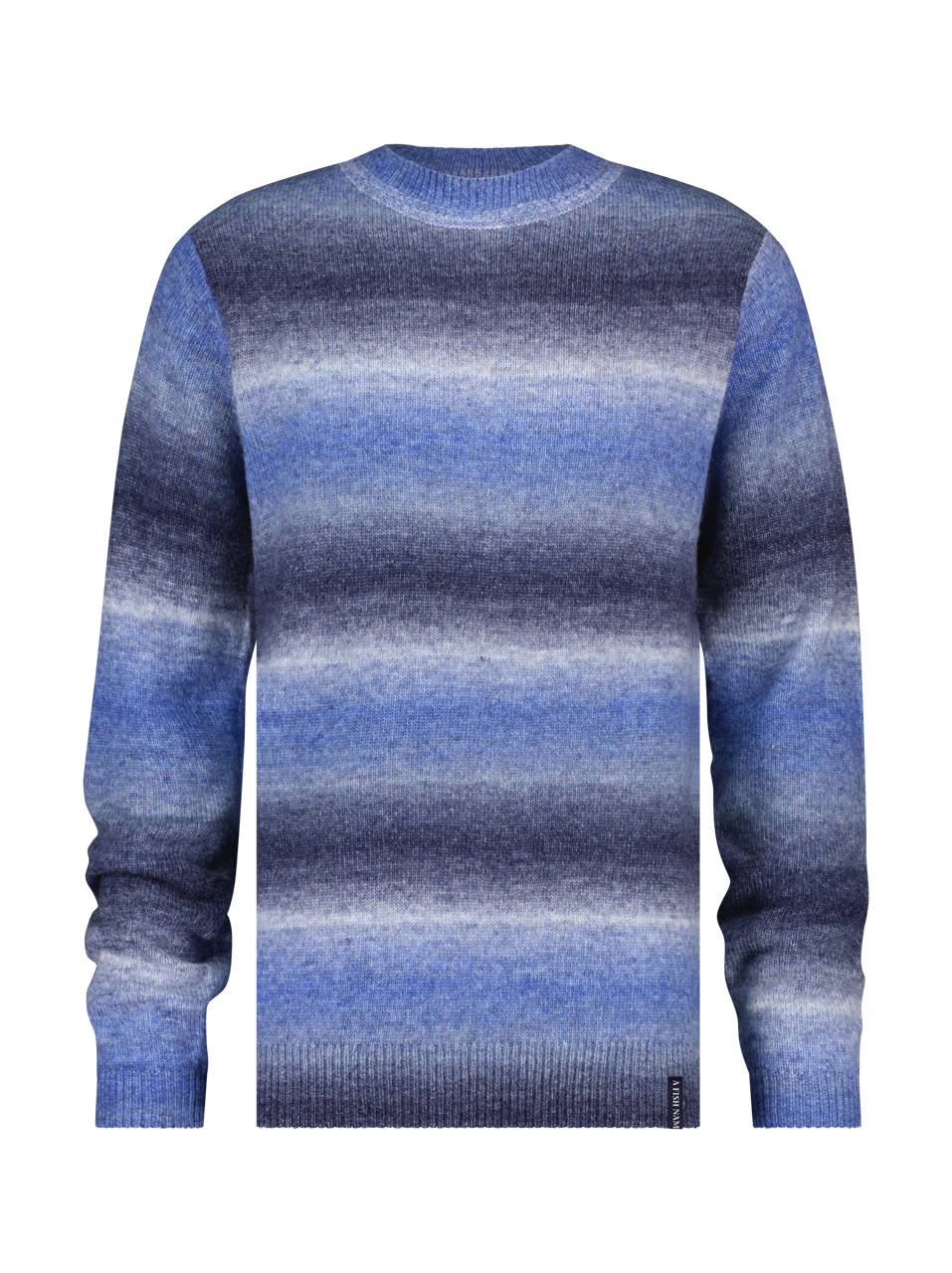 Degrade striped sweater - Blue