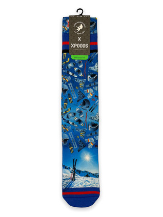 Socks ski elements blue (1pair)