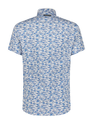 A FISH NAMED FRED Navy Fish T-Shirt - Benjamin's Menswear