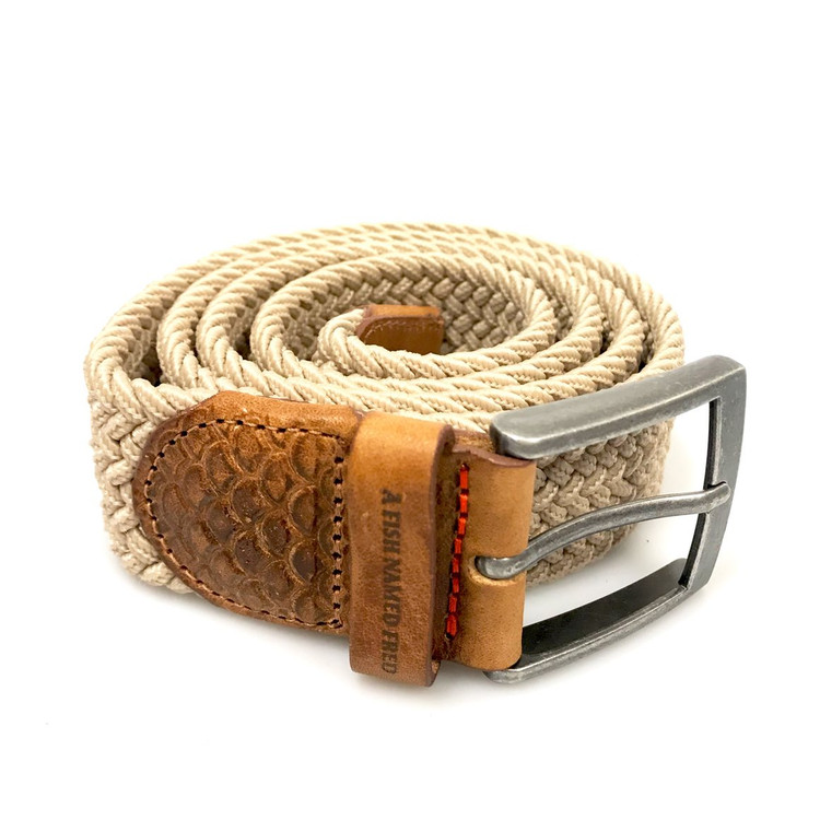 Braided elastic belt sand