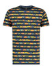 T-shirt stripe navy brasil