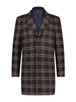 Overcoat melange check On Stage