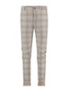 Trouser printed check