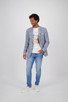 Blazer linen leafs