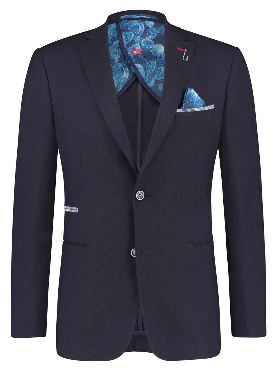 Blazer navy bubble timeless - A fish named Fred