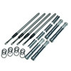 S&S Cycle Quickee Pushrods w/ Cover Keepers: 2017+ Harley-Davidson M8 Models - 930-0123