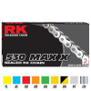 RK MAX-X Chain -530 Pitch - Orange - 120 Links - 530MAXX-120-DD