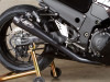 M4 12-26 Kawasaki ZX-14 Retro Drag Dual Slip-On Exhaust - Black Canisters