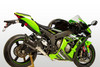 M4 16-26 Kawasaki ZX-10R Tech1 Titanium Piping Full Exhaust - Carbon Canister