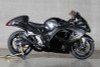 M4 08-20 Suzuki Hayabusa Retro Drag Dual Slip-On Exhaust - Black Canisters