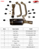 M4 17-26 Kawasaki Ninja 650/Z650 Full System Exhaust - Carbon Canister