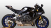 M4 15-26 Yamaha R1 RM1 Slip-On Exhaust - Black Canister