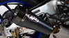 M4 15-26 Yamaha R1 RM1 Slip-On Exhaust - Black Canister