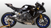 M4 15-26 Yamaha R1 RM1 Half Exhaust System - Black Canister