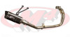 M4 15-21 Yamaha R3/MT-03 Full Race Exhaust System - Titanium Canister