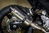 M4 17-23 Suzuki SV650 Full Exhaust System - Polished Canister