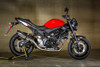 M4 17-23 Suzuki SV650 Full Race Exhaust System - Polished Canister