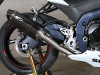 M4 12-16 Suzuki GSX-R 1000 MC36 Titanium Midpipe Full Exhaust - Carbon Canister