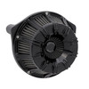 Arlen Ness 10-Gauge Inverted Series Air Cleaner: 08-17 Harley-Davidson Touring/Softail/Dyna/Trike Models - All Black - 600-009