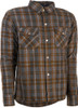Highway 21 Marksman Flannel Jacket - Brown/Tan - Small - 489-1183S