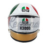 AGV Legends X3000 LE Ago 1 Helmet - Green/Red/White - Size XL