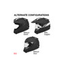 GMAX GM-11S Helmet - Matte Black w/ Electric Shield