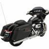 Drag Specialties 4" Slashdown Slip-On mufflers - 17-20 Harley Touring Models - Chrome
