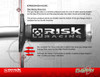 Risk Racing Fusion 2.0 ATV Grips - Red