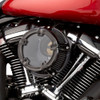 Arlen Ness Clear Series Method Air Cleaner: 99-17 Harley-Davidson Twin Cam Models - Black - 18-967