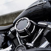 Arlen Ness Clear Series Method Air Cleaner: 1991+ Harley-Davidson Sportster Models - Red - 18-173