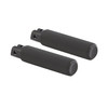 Arlen Ness Knurled Footpegs: 2018+ Harley-Davidson Softail Models - Passenger - Black - 07-943