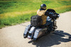 Kuryakyn 5285 Momentum Vagabond Motorcycle Travel Luggage: Weather Resistant Seat/Trunk/Rack Bag with Sissy Bar Straps,