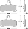 SBS H.CT Carbon Brake Pads