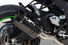 M4 2021 Kawasaki ZX-10R Titanium Half Exhaust System - Carbon Fiber Canister