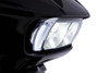 Ciro Fang LED Headlight Bezels: 15-20 Harley-Davidson Touring FLTR Models - 45250