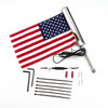 Ciro LED Flagpole w/ American Flag